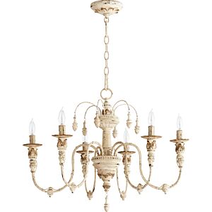 Salento 6-Light Chandelier in Persian White