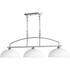 Reyes 3-Light Island Pendant in Classic Nickel