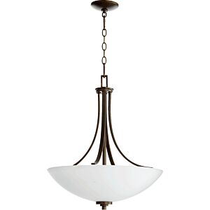 Reyes 4-Light Pendant in Oiled Bronze