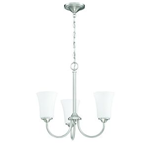 Craftmade Gwyneth 3-Light Traditional Chandelier in Brushed Polished Nickel