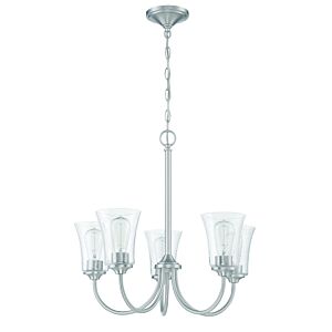 Craftmade Gwyneth 5-Light Traditional Chandelier in Brushed Polished Nickel