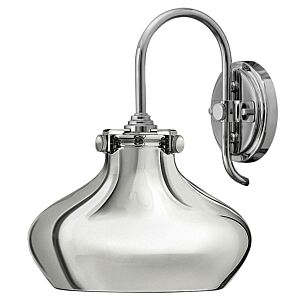 Congress One Light Wall Sconce in Chrome by Hinkley