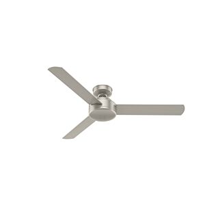 Presto 52" Ceiling Fan in Matte Nickel