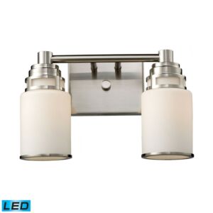 Bryant LED Bathroom Vanity Light in Satin Nickel by ELK Home