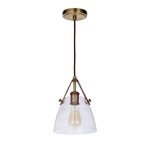 Craftmade Hagen Pendant Light in Vintage Brass