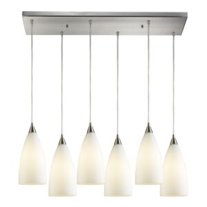 Vesta 6-Light Pendant in Satin Nickel