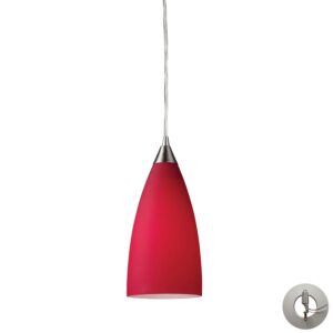 Vesta 1-Light Mini Pendant in Satin Nickel