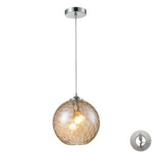 Watersphere 1-Light Mini Pendant in Polished Chrome