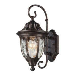 Glendale 1-Light Outdoor Wall Sconce in Regal Bronze