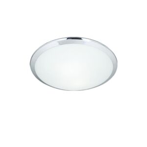 Malta One Light Flush Mount in Chrome by Kuzco Lighting