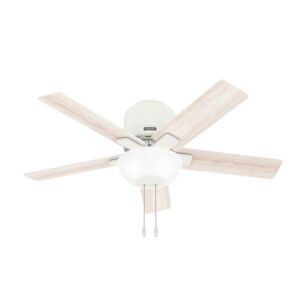 Fitzgerald 3-Light 44" Ceiling Fan in Matte White