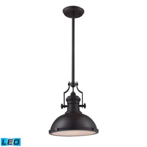 Chadwick 1-Light LED Pendant in Oiled Bronze