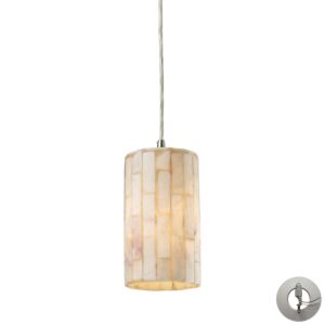 Coletta 1-Light Mini Pendant in Satin Nickel