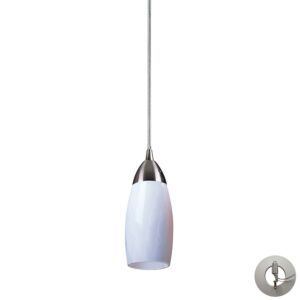 Milan 1-Light Mini Pendant in Satin Nickel