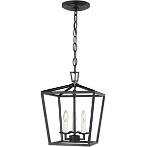 Visual Comfort Studio Dianna 3-Light Pendant Light in Midnight Black