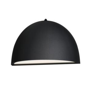 Pathfinder 1-Light LED Outdoor Wall Sconce in Black