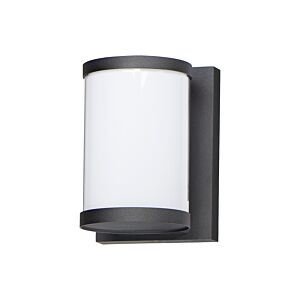 Barrel LED Outdoor Wall Sconce in Black by Maxim