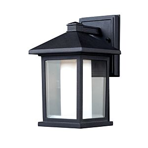 Z-Lite Mesa 1-Light Outdoor Wall Sconce In Black