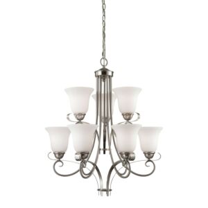 Brighton  Chandelier in Brushed Nickel by ELK Home