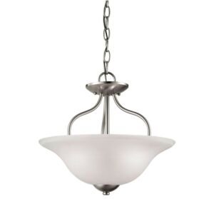 Conway  Semi Flush Mount in Brushed Nickel by ELK Home