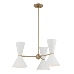 Phix 6-Light Chandelier in Champagne Bronze