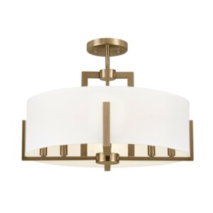 Malen Eight Light Semi Flush Mount in Champagne Bronze by Kichler