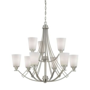 Wright  Chandelier in Matte Nickel by ELK Home