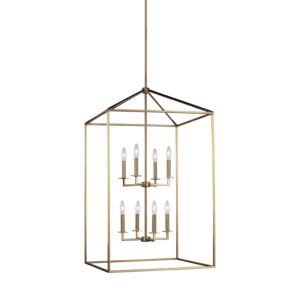 Perryton 8-Light Hall / Foyer in Satin Brass