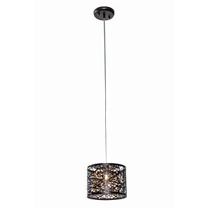 Inca One Light Pendant in Bronze by ET2