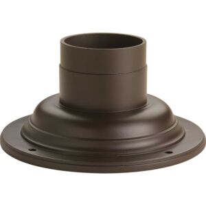 Pedestal Mount Pedestal Mount Adapter in Antique Bronze by Progress Lighting