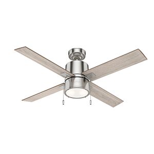 Beck 2-Light 52" Ceiling Fan in Brushed Nickel