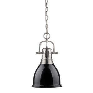 Duncan  Pendant in Pewter by Golden Lighting