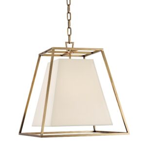 Kyle 4-Light Pendant in Aged Brass