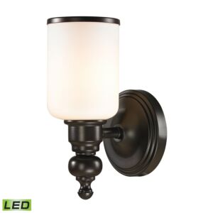 Bristol 1-Light LED Bathroom Vanity Light in Oil Rubbed Bronze