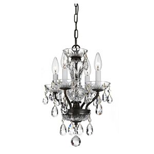 Trad Crystal 4-Light Crystal Mini Chandelier