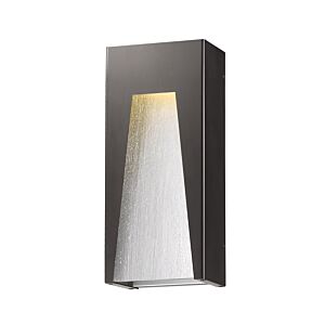 Z-Lite Millenial 1-Light Outdoor Wall Sconce In Bronze Silver