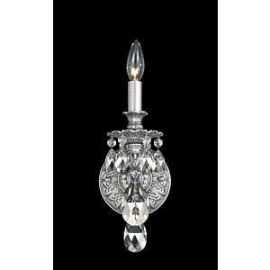 Milano One Light Wall Sconce in Antique Silver by Schonbek