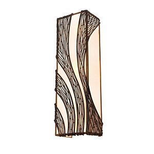 Flow Three Light Wall Sconce in Hammered Ore by Varaluz