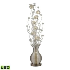 Uniontown 10-Light LED Floor Lamp in Silver