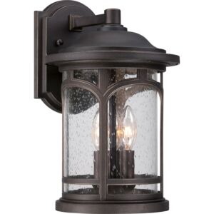 Marblehead 3-Light Outdoor Wall Lantern in Palladian Bronze