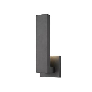 Z-Lite Edge 1-Light Outdoor Wall Sconce In Black