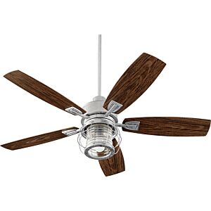 Galveston 1-Light 52" Patio Fan in Galvanized