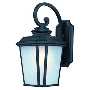 Radcliffe One Light Outdoor Wall Lantern in Black Oxide by Maxim