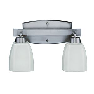 Bridwell Two Light Vanity in Brushed Nickel by Craftmade