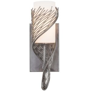 Flow One Light Wall Sconce in Steel by Varaluz