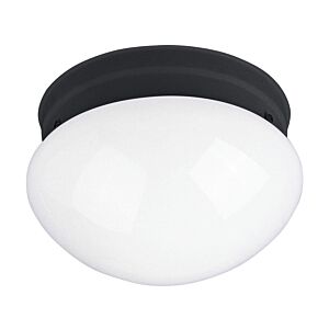 Essentials - 588x 1-Light Flush Mount in Black