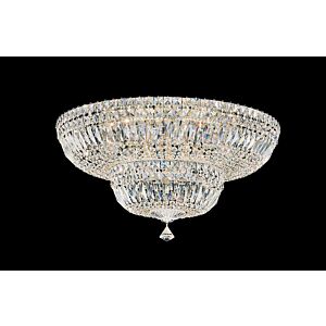 Petit Crystal Deluxe 13 Light Flush Mount in Gold by Schonbek