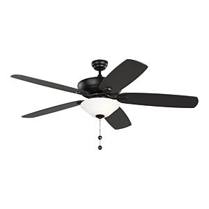 Colony 60" Ceiling Fan in Midnight Black by Generation Lighting.