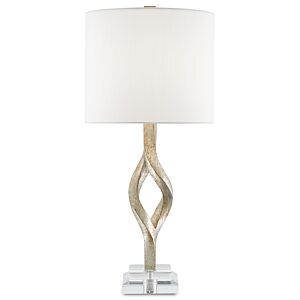 Currey & Company 32" Elyx Table Lamp in Chinois Silver Leaf