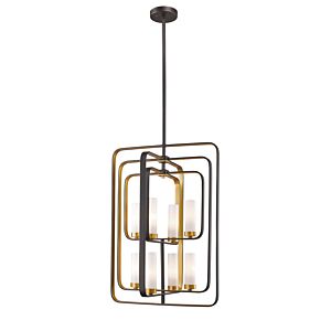 Z-Lite Aideen 8-Light Pendant Light In Bronze Gold